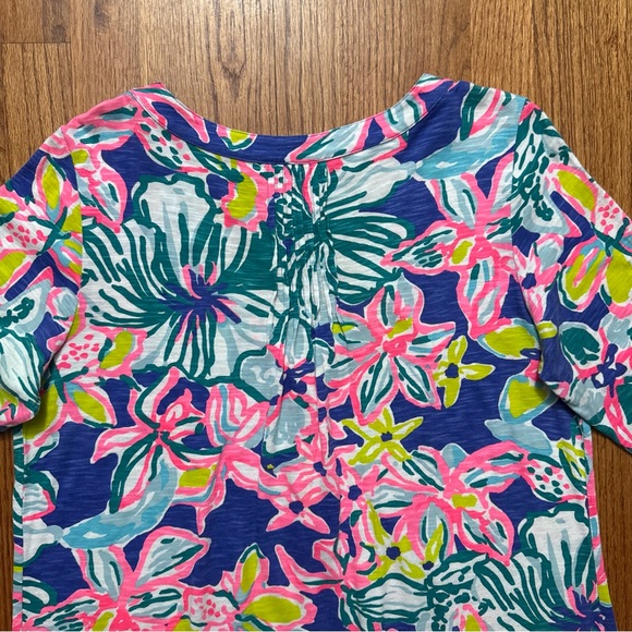 Lilly Pulitzer Amberly Dress in Iris Blue Casa Azul size L - Picture 10 of 16